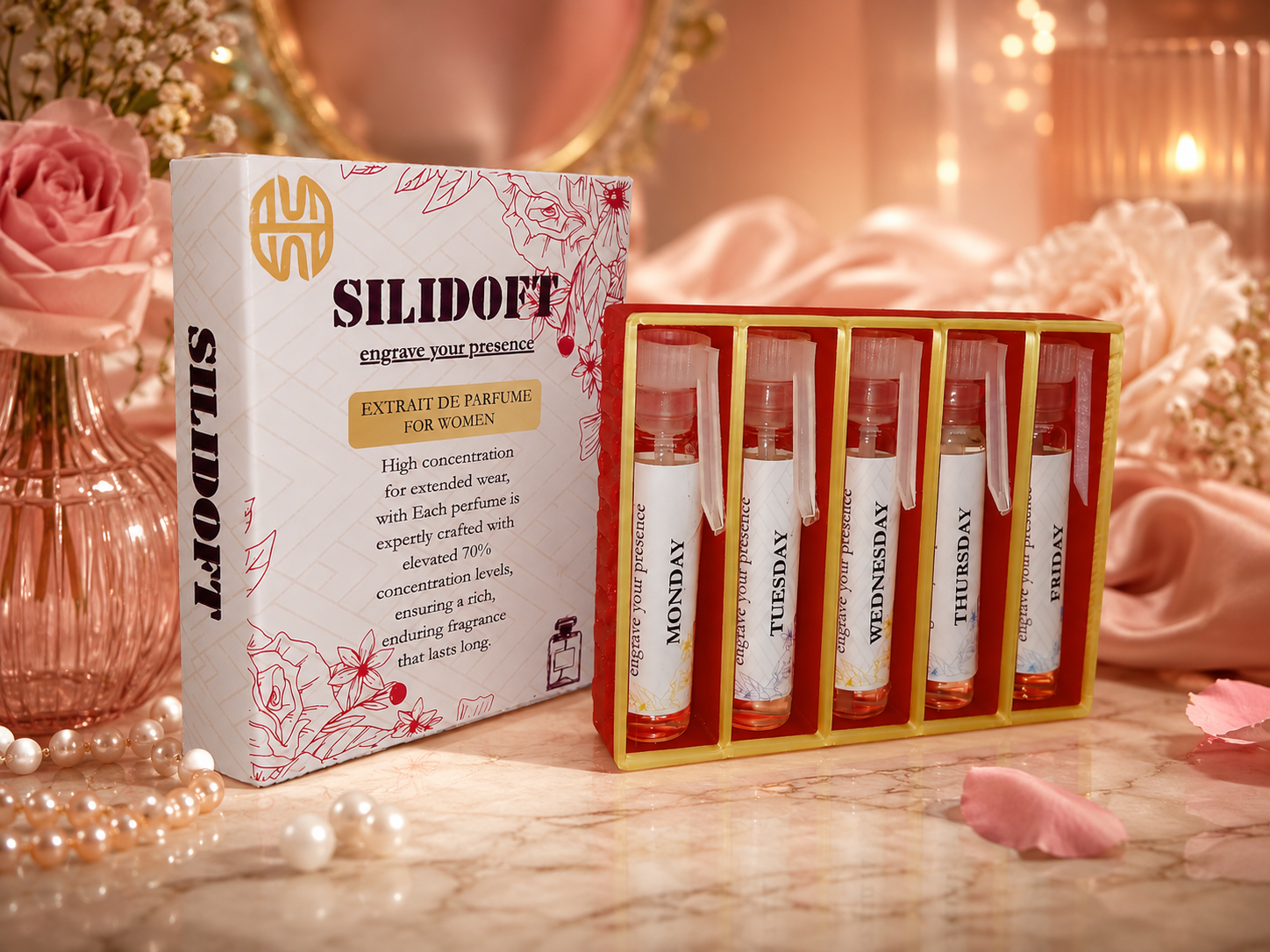 Essence Experience Pack for Women | 5 Scents, 10ml — SiliDoft